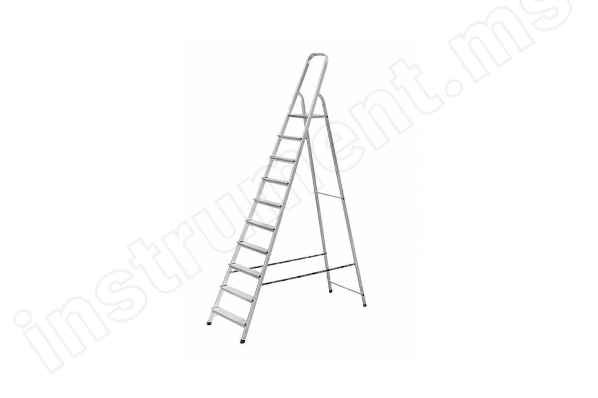 Лестница-стремянка Алюмет 10-х ступенчатая, серия "АМ"   арт.Ам710 - фото 1